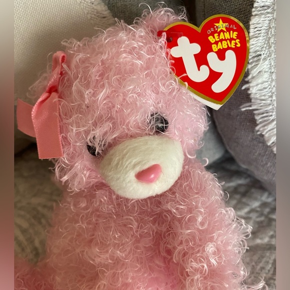 🩷 SUPER RARE INTERNET EXCLUSIVE TY BEANIE BABY BEAR “SWEETIEPAWS”. MWMT! - Picture 6 of 8